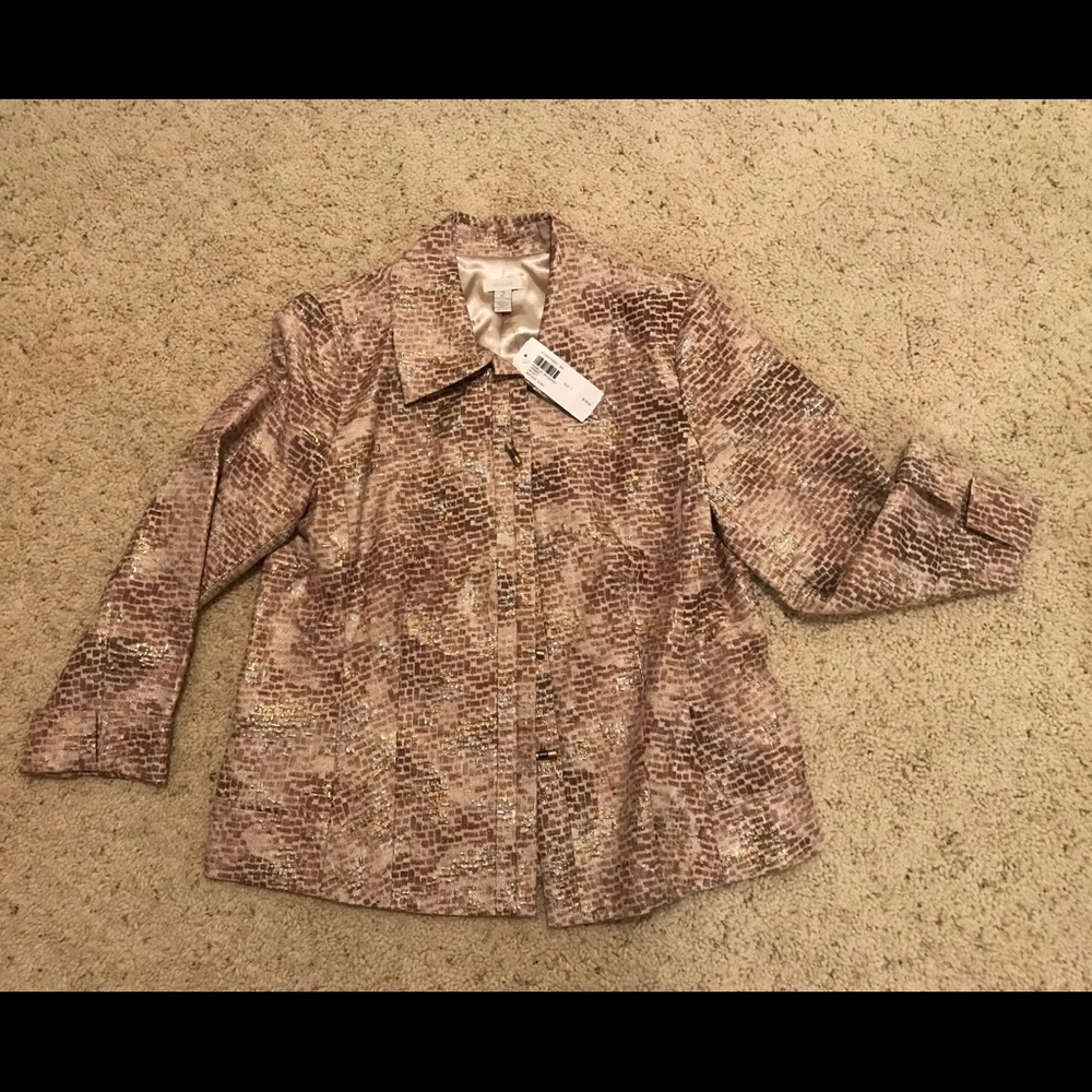 Chico’s NWT  Holiday Collection Jacket